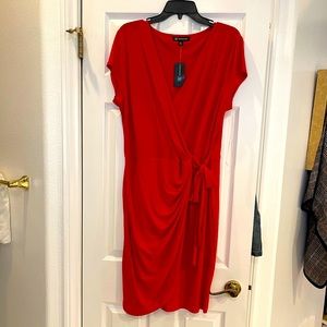 Red INC wrap dress